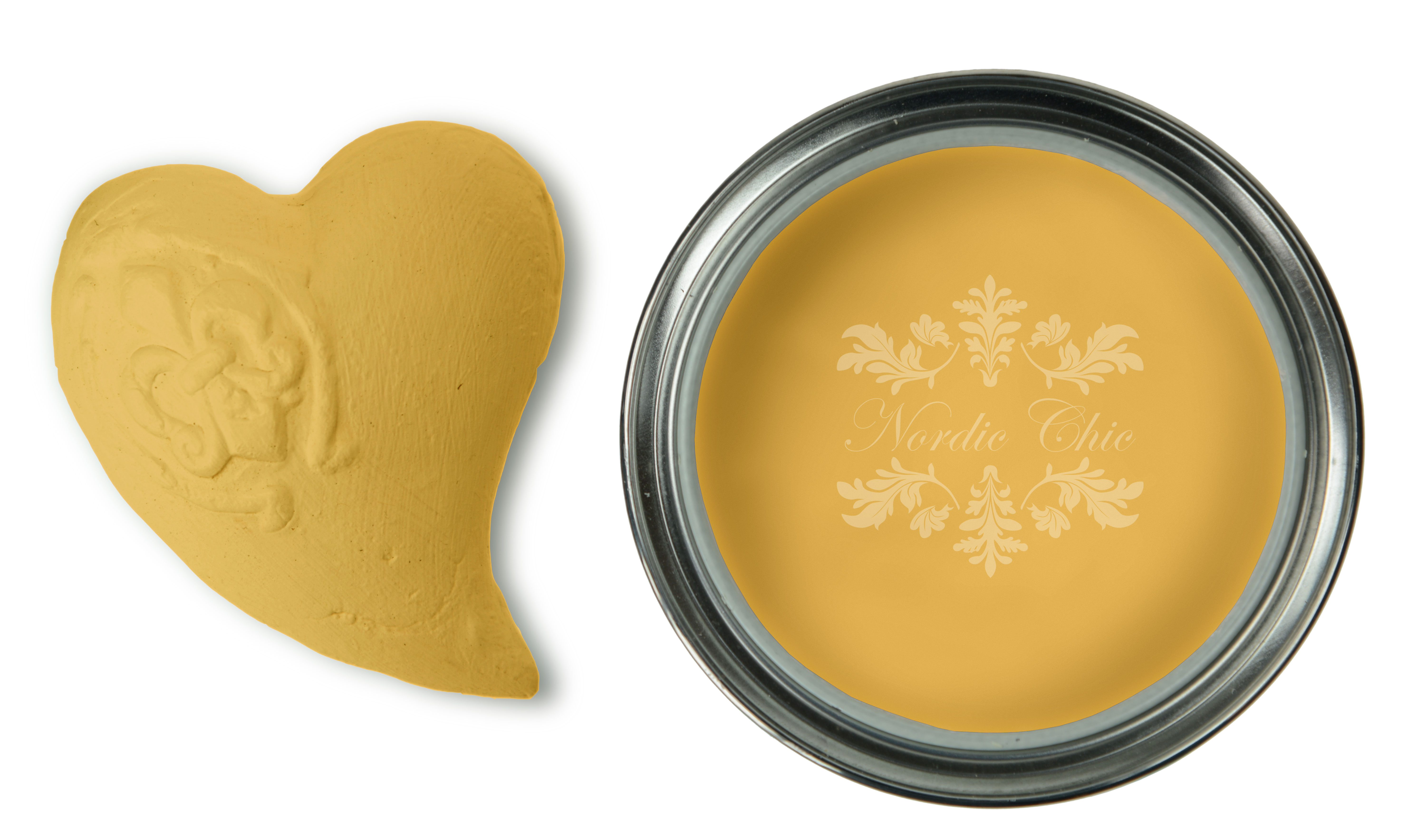 Mesa final latitud pasatiempo Pintura a la tiza amarillo mostaza - Nordic Chic® - French Mustard -  Prístina Holganza
